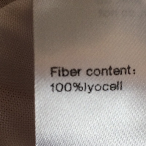 100% Tencel Lyocell Oversized High-Low Drop Shoulder Button Through Shirt Pocket - Picture 11 of 15